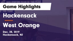 Hackensack  vs West Orange  Game Highlights - Dec. 28, 2019