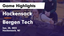 Hackensack  vs Bergen Tech  Game Highlights - Jan. 20, 2022