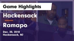 Hackensack  vs Ramapo  Game Highlights - Dec. 20, 2018