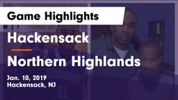 Hackensack  vs Northern Highlands  Game Highlights - Jan. 10, 2019