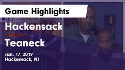 Hackensack  vs Teaneck  Game Highlights - Jan. 17, 2019