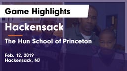 Hackensack  vs The Hun School of Princeton Game Highlights - Feb. 12, 2019