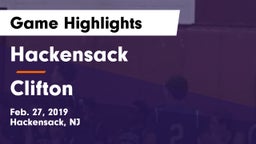 Hackensack  vs Clifton Game Highlights - Feb. 27, 2019