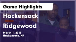 Hackensack  vs Ridgewood Game Highlights - March 1, 2019