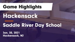 Hackensack  vs Saddle River Day School Game Highlights - Jan. 30, 2021