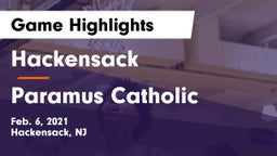 Hackensack  vs Paramus Catholic  Game Highlights - Feb. 6, 2021
