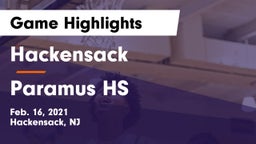 Hackensack  vs Paramus HS Game Highlights - Feb. 16, 2021