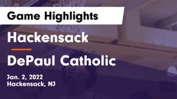Hackensack  vs DePaul Catholic  Game Highlights - Jan. 2, 2022