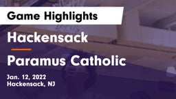 Hackensack  vs Paramus Catholic  Game Highlights - Jan. 12, 2022