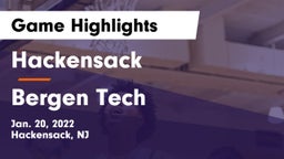Hackensack  vs Bergen Tech  Game Highlights - Jan. 20, 2022
