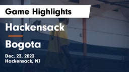 Hackensack  vs Bogota  Game Highlights - Dec. 23, 2023