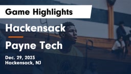 Hackensack  vs Payne Tech Game Highlights - Dec. 29, 2023