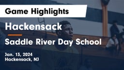 Hackensack  vs Saddle River Day School Game Highlights - Jan. 13, 2024