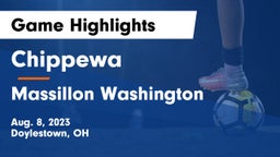 Chippewa  vs Massillon Washington  Game Highlights - Aug. 8, 2023
