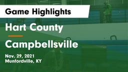 Hart County  vs Campbellsville  Game Highlights - Nov. 29, 2021