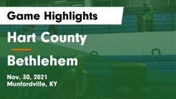 Hart County  vs Bethlehem  Game Highlights - Nov. 30, 2021