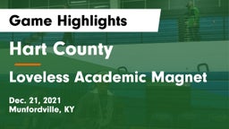 Hart County  vs Loveless Academic Magnet  Game Highlights - Dec. 21, 2021