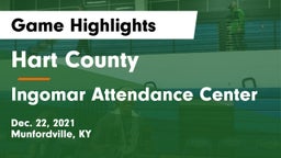 Hart County  vs Ingomar Attendance Center Game Highlights - Dec. 22, 2021