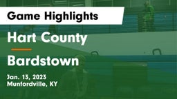 Hart County  vs Bardstown  Game Highlights - Jan. 13, 2023