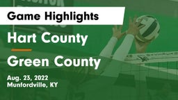 Hart County  vs Green County  Game Highlights - Aug. 23, 2022