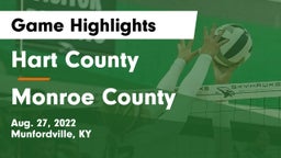 Hart County  vs Monroe County  Game Highlights - Aug. 27, 2022