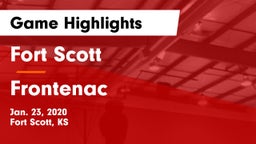 Fort Scott  vs Frontenac  Game Highlights - Jan. 23, 2020