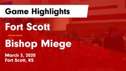 Fort Scott  vs Bishop Miege  Game Highlights - March 3, 2020