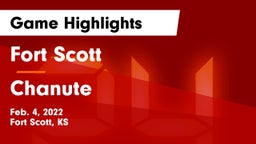 Fort Scott  vs Chanute  Game Highlights - Feb. 4, 2022