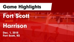 Fort Scott  vs Harrison  Game Highlights - Dec. 1, 2018