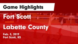 Fort Scott  vs Labette County  Game Highlights - Feb. 5, 2019