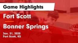 Fort Scott  vs Bonner Springs Game Highlights - Jan. 31, 2020