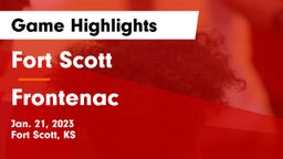 Fort Scott  vs Frontenac  Game Highlights - Jan. 21, 2023