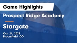 Prospect Ridge Academy vs Stargate  Game Highlights - Oct. 24, 2022