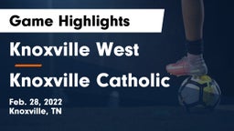 Knoxville West  vs Knoxville Catholic Game Highlights - Feb. 28, 2022