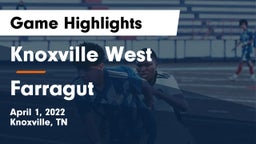 Knoxville West  vs Farragut  Game Highlights - April 1, 2022