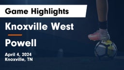 Knoxville West  vs Powell  Game Highlights - April 4, 2024