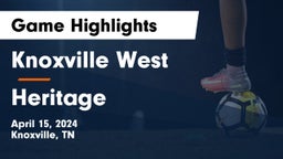 Knoxville West  vs Heritage  Game Highlights - April 15, 2024