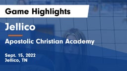 Jellico  vs Apostolic Christian Academy Game Highlights - Sept. 15, 2022