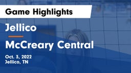 Jellico  vs McCreary Central  Game Highlights - Oct. 3, 2022