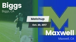 Matchup: Biggs  vs. Maxwell  2017