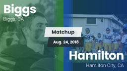 Matchup: Biggs  vs. Hamilton  2018