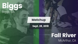 Matchup: Biggs  vs. Fall River  2018