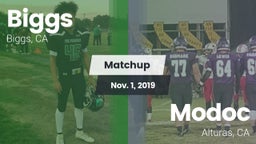 Matchup: Biggs  vs. Modoc  2019