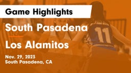 South Pasadena  vs Los Alamitos  Game Highlights - Nov. 29, 2023