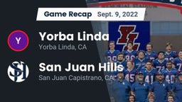 Recap: Yorba Linda  vs. San Juan Hills  2022