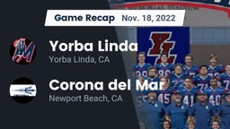 Recap: Yorba Linda  vs. Corona del Mar  2022