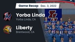 Recap: Yorba Linda  vs. Liberty  2022