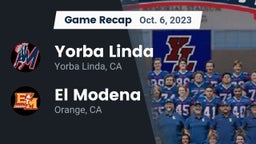 Recap: Yorba Linda  vs. El Modena  2023