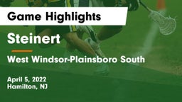 Steinert  vs West Windsor-Plainsboro South  Game Highlights - April 5, 2022
