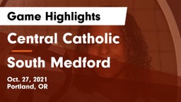 Central Catholic  vs South Medford  Game Highlights - Oct. 27, 2021